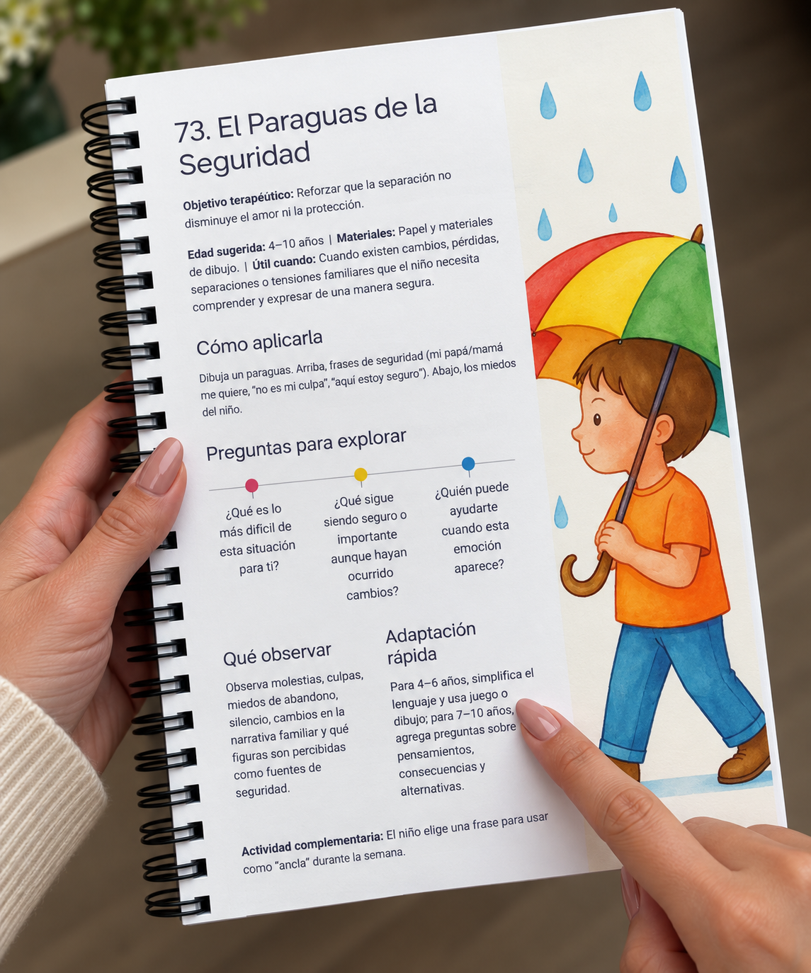 Página de la técnica El Paraguas de la Seguridad